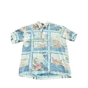 Vintage Reyn Spooner Men Hawaiian Dietrich Varez Collection Aloha Shirt Size XL
